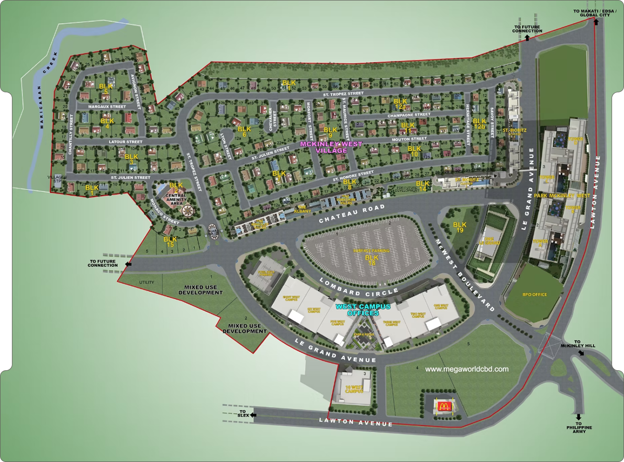 Notable Developments Map